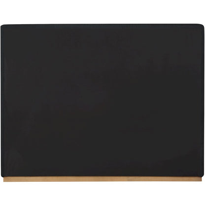 Monaco Black Boucle Fabric Full Bed