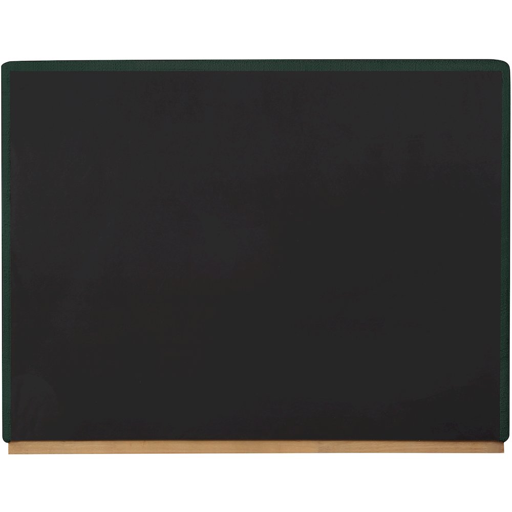 Monaco Green Boucle Fabric Full Bed