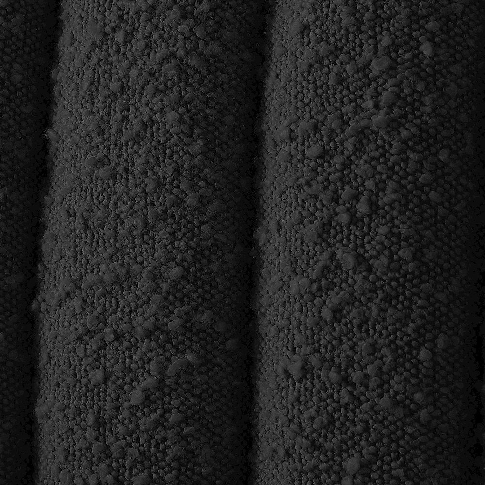 Nash Black Boucle Fabric Full Bed