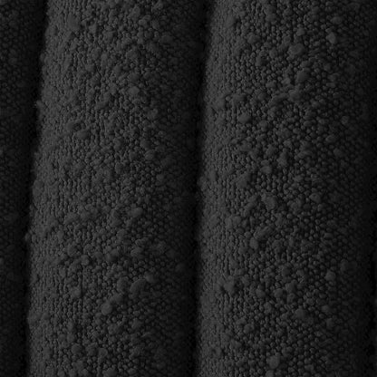 Nash Black Boucle Fabric Full Bed