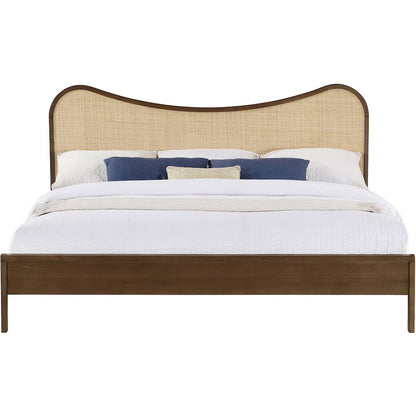Windsor Brown Solid Wood King Bed (3 Boxes)