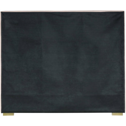 Nora Pink Velvet Queen Bed