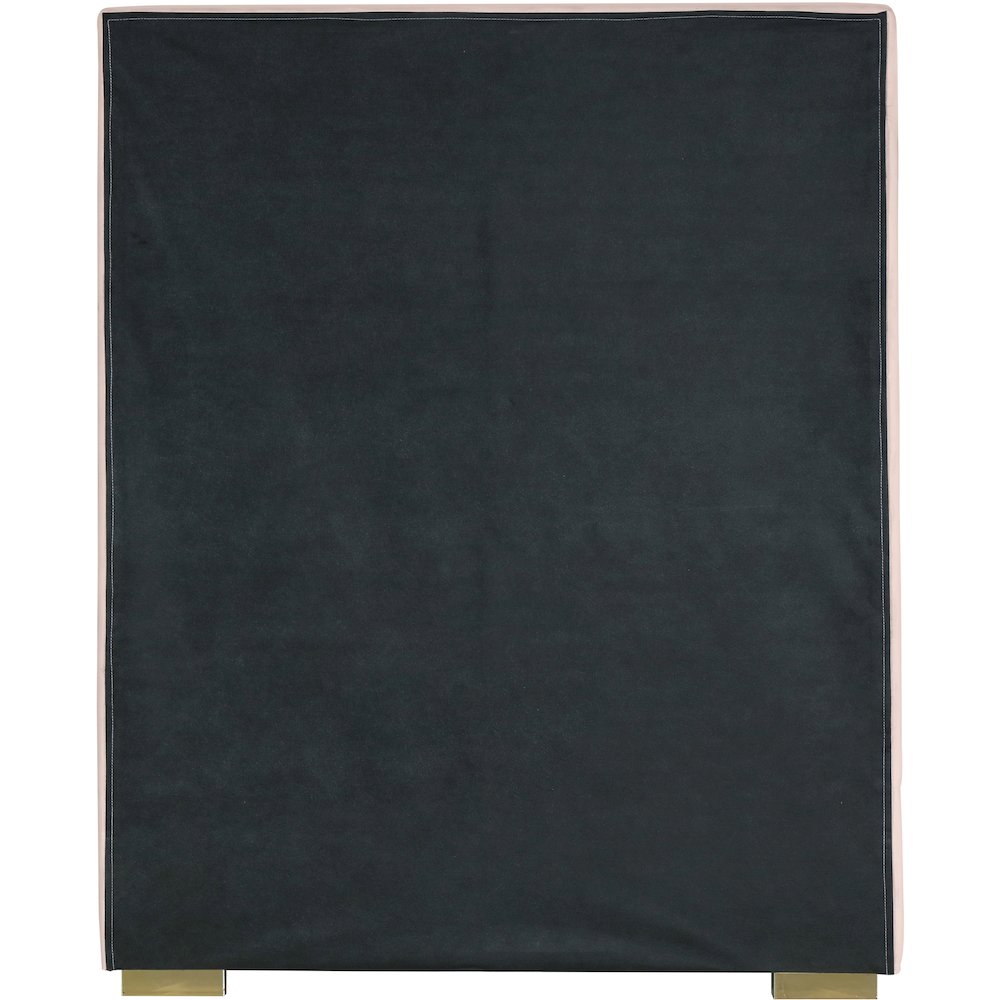 Nora Pink Velvet Twin Bed