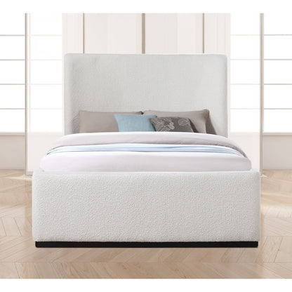 Oliver Cream Boucle Fabric King Bed