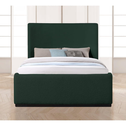 Oliver Green Boucle Fabric Full Bed