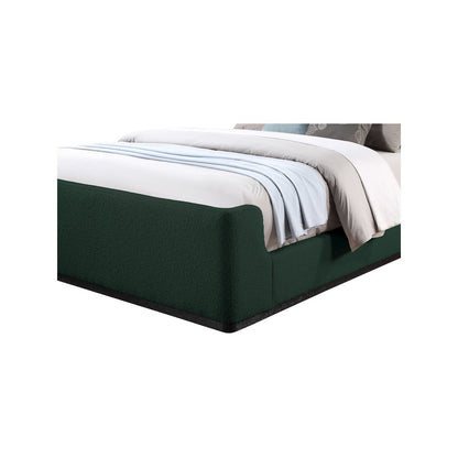 Oliver Green Boucle Fabric Full Bed