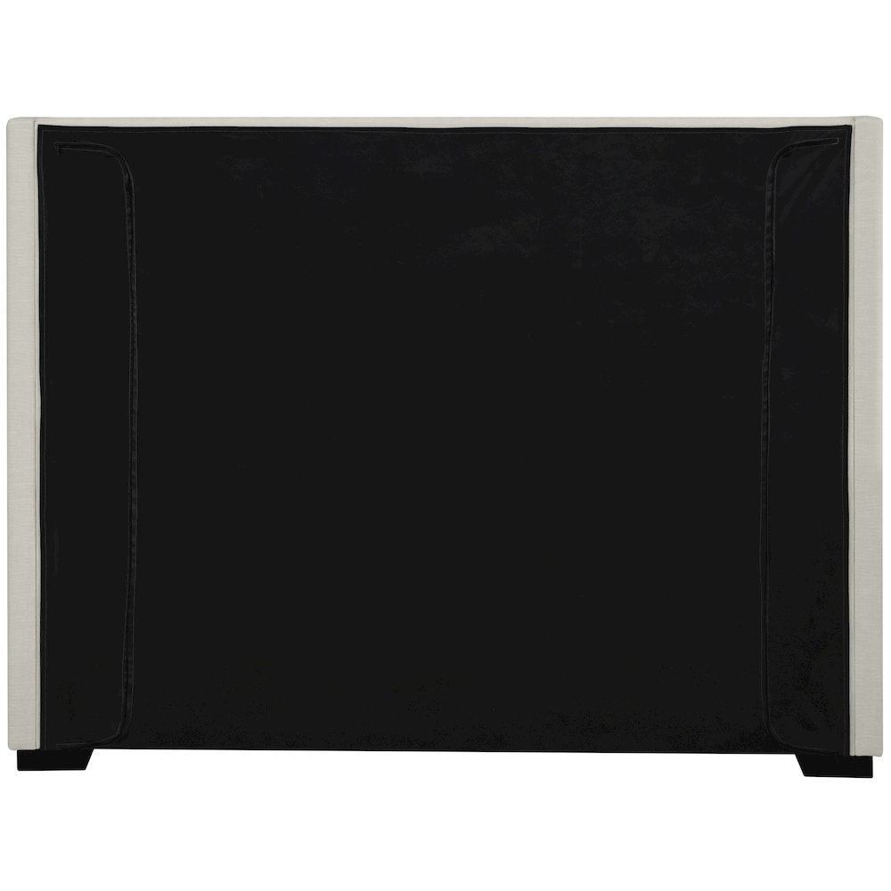 Oxford Beige Linen Textured Fabric Full Bed