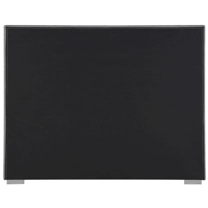 Pierce Grey Linen Textured Fabric Full Bed