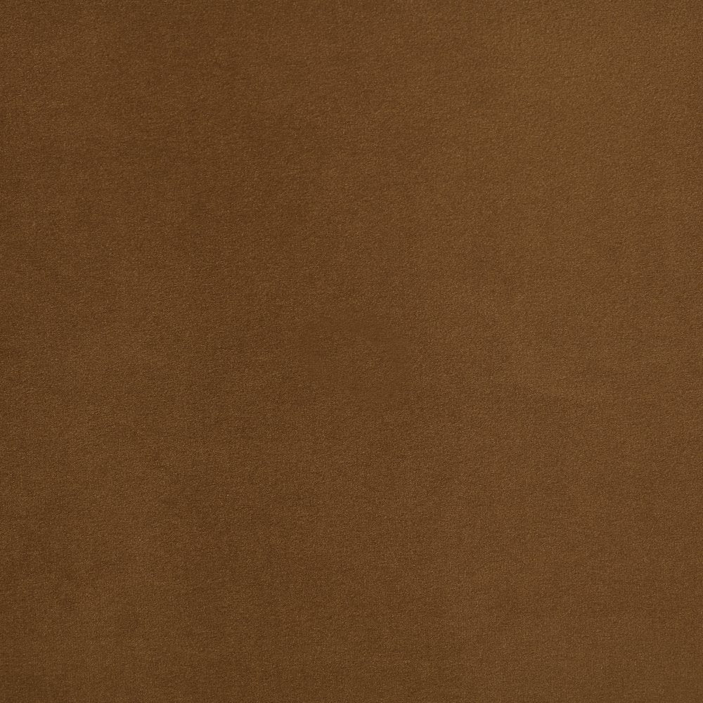 Rava Saddle / Brown Velvet Upholstered Full Bed