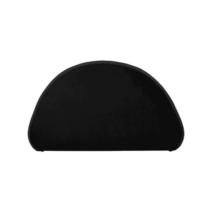 Rudy Black Teddy Fabric Full Bed