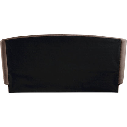 Sandro Brown Chenille Fabric Upholstered Queen Bed