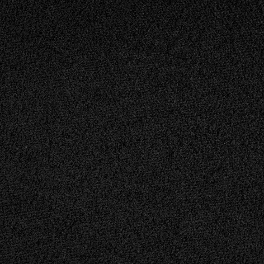 Shiloh Black Boucle Fabric Queen Bed