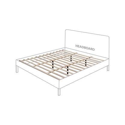 Siena Black Ash Wood King Bed