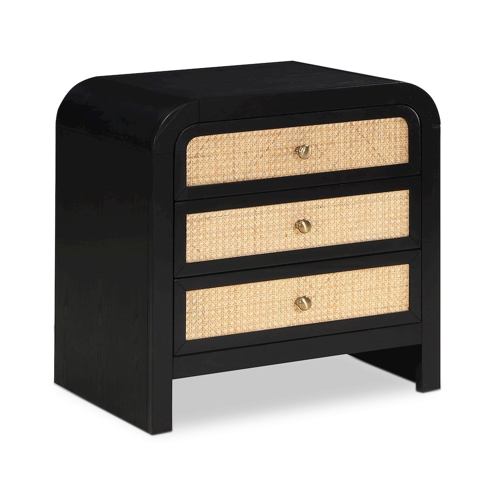 Siena Black Night Stand