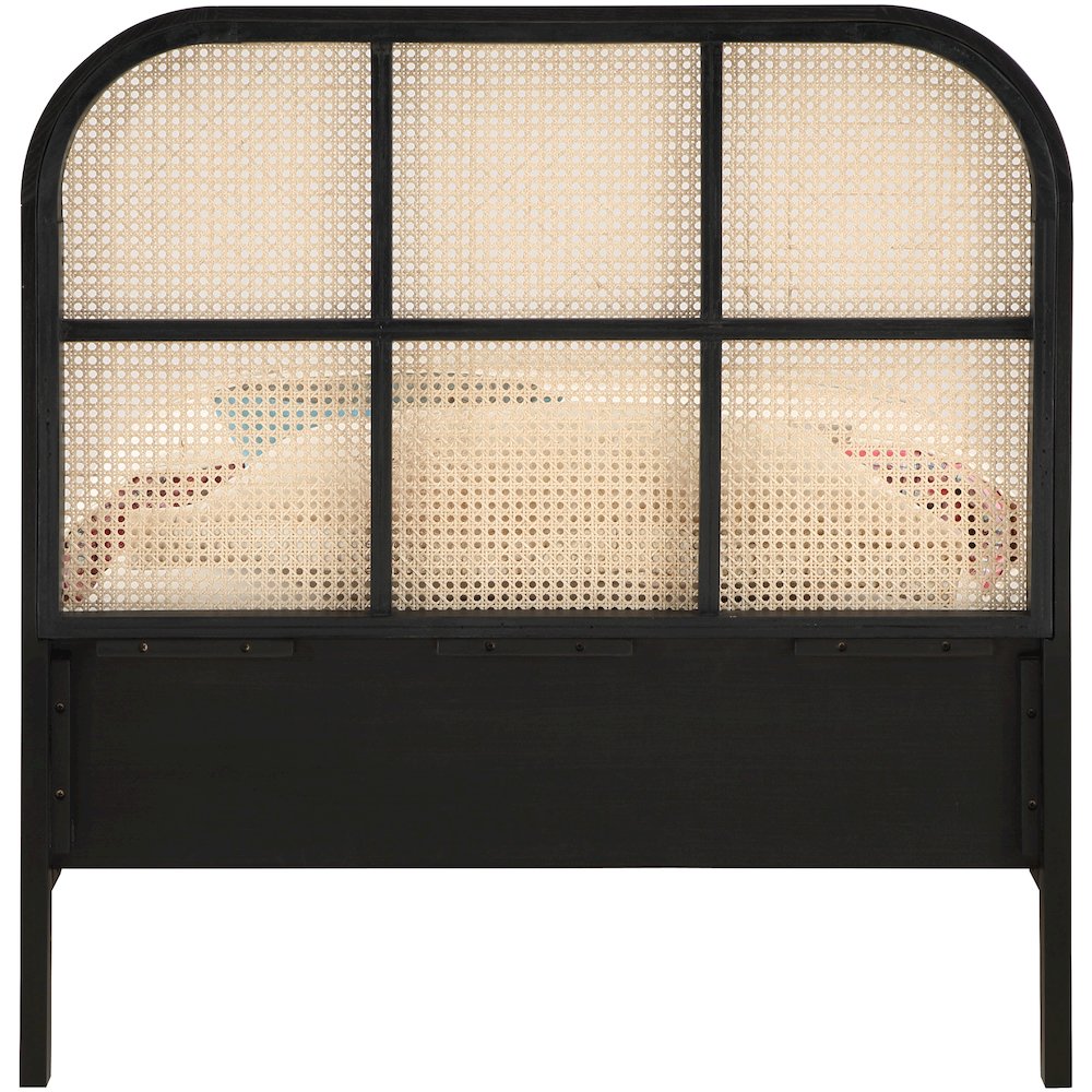Siena Black Ash Wood Twin Bed