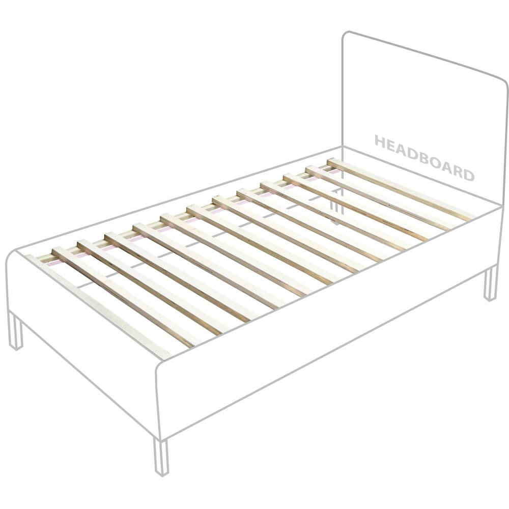 Siena Black Ash Wood Twin Bed