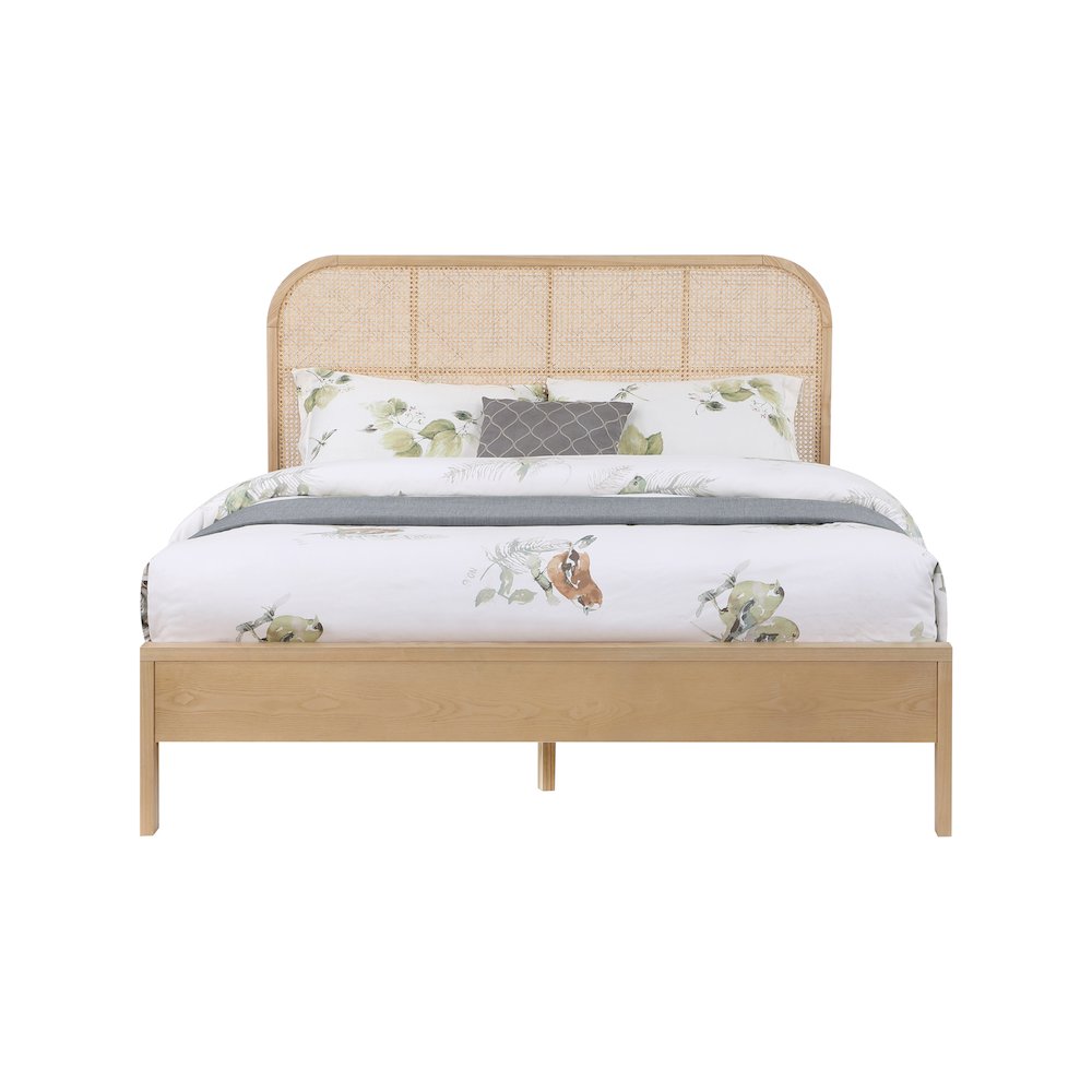 Siena Natural Ash Wood Full Bed