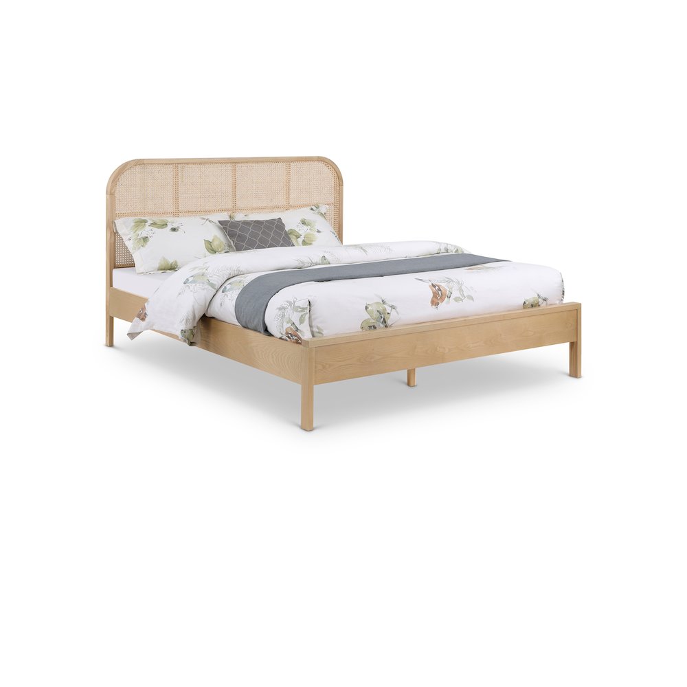 Siena Natural Ash Wood King Bed