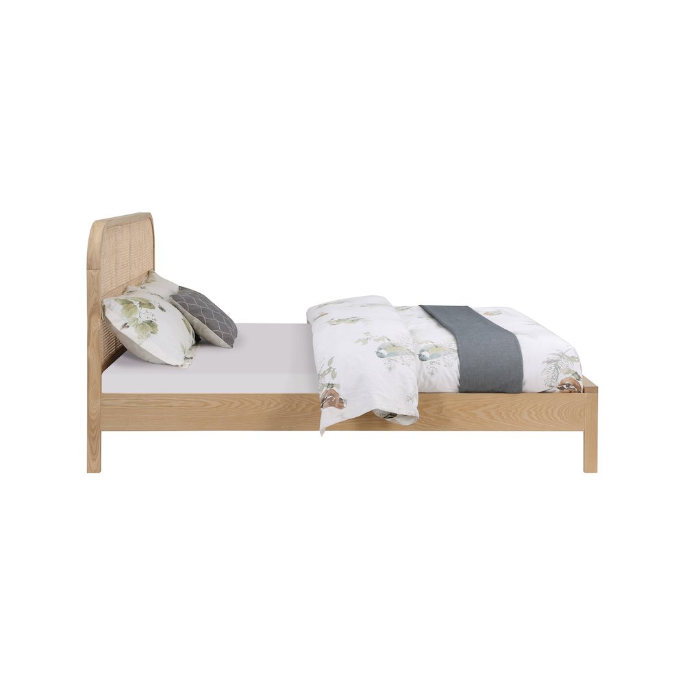 Siena Natural Ash Wood King Bed