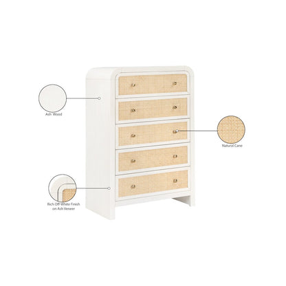Siena White Chest