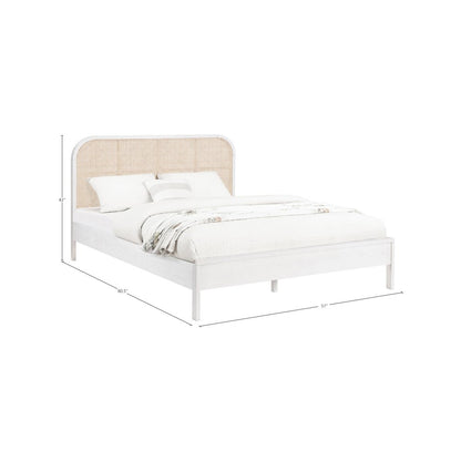 Siena White Ash Wood Full Bed