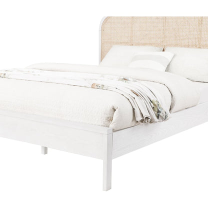 Siena White Ash Wood Full Bed