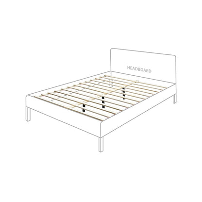 Siena White Ash Wood Full Bed