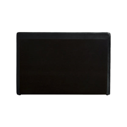 Sloan Black Velvet Full Bed