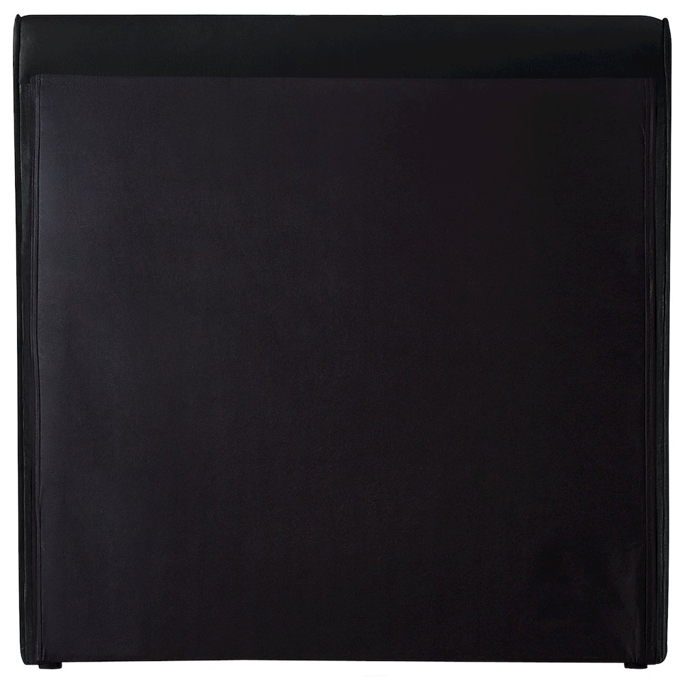 Sloan Black Velvet Twin Bed