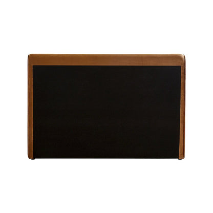 Sloan Saddle Velvet Full Bed