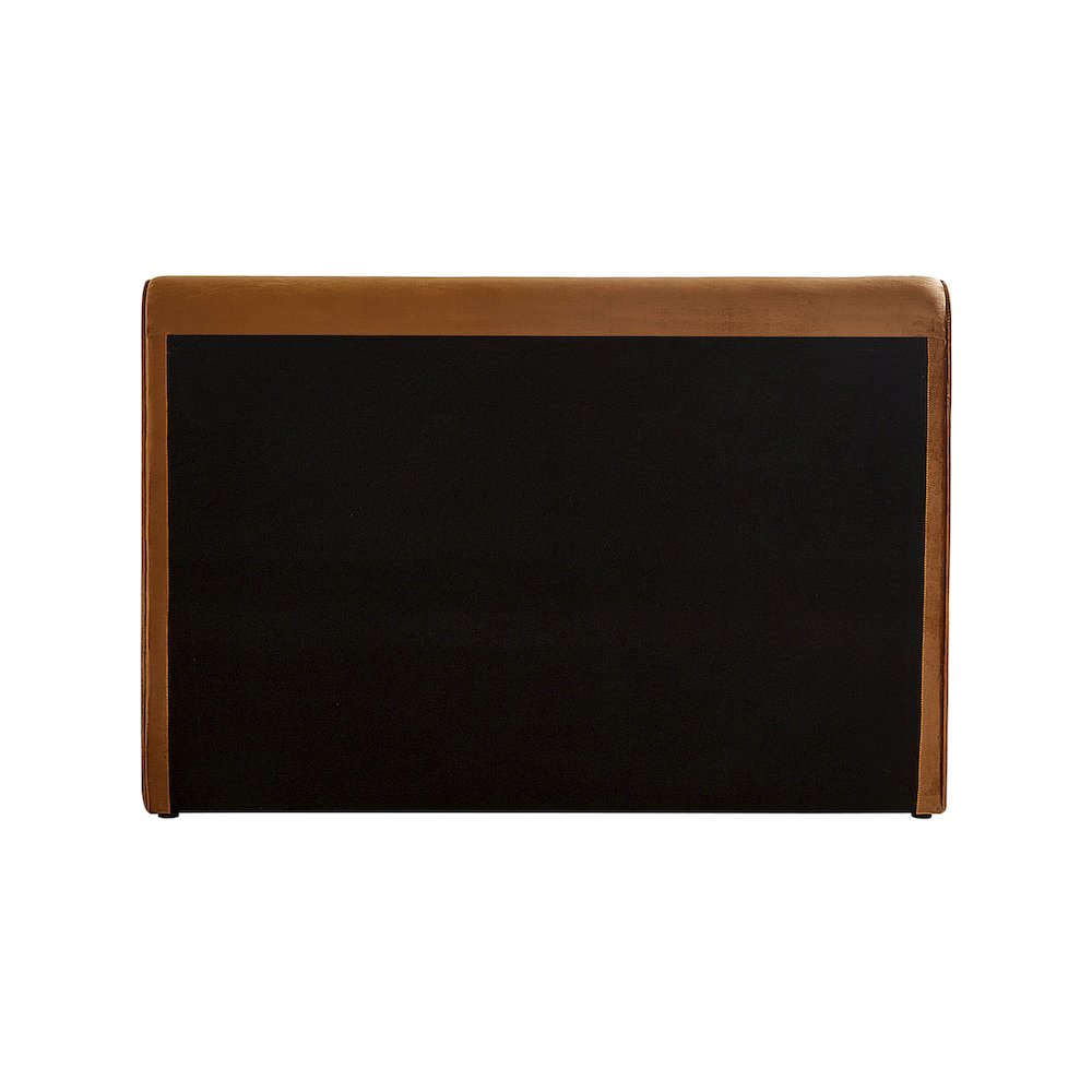Sloan Saddle Velvet Queen Bed