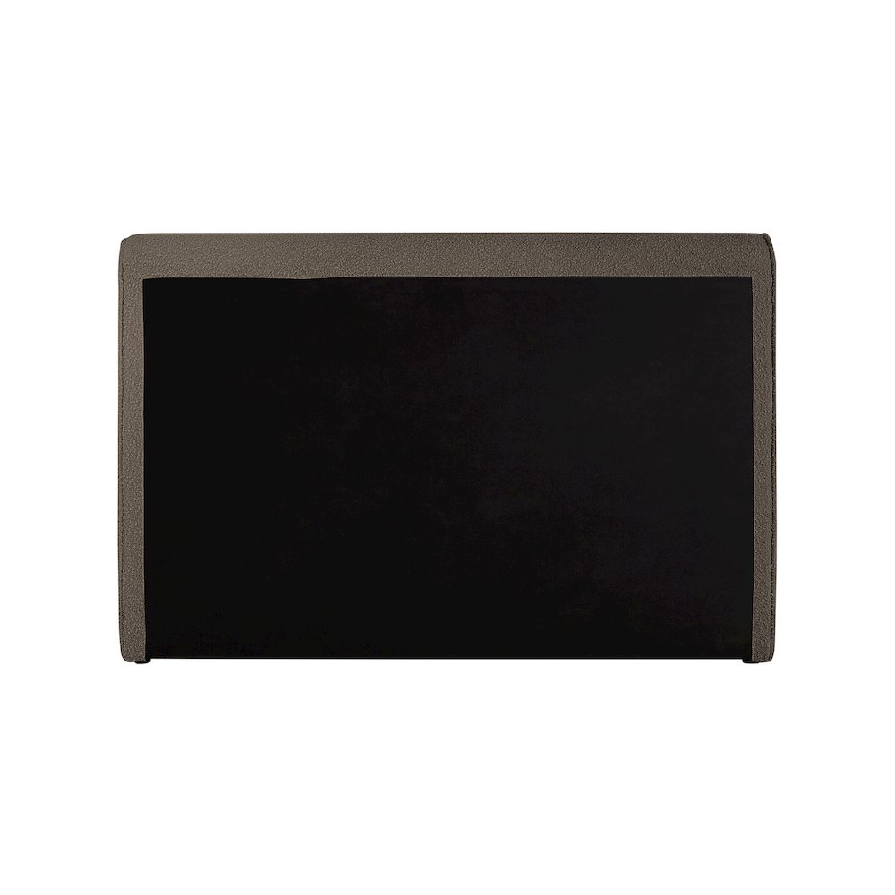 Stylus Brown Boucle Fabric Full Bed