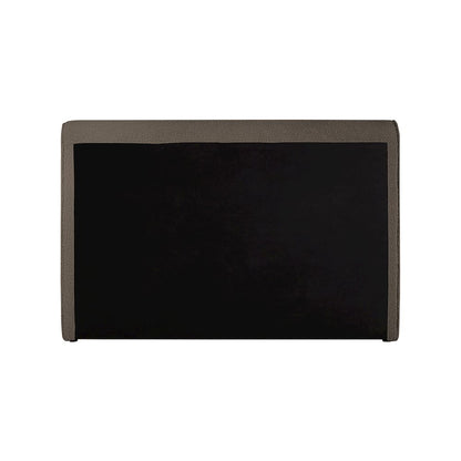 Stylus Brown Boucle Fabric Queen Bed