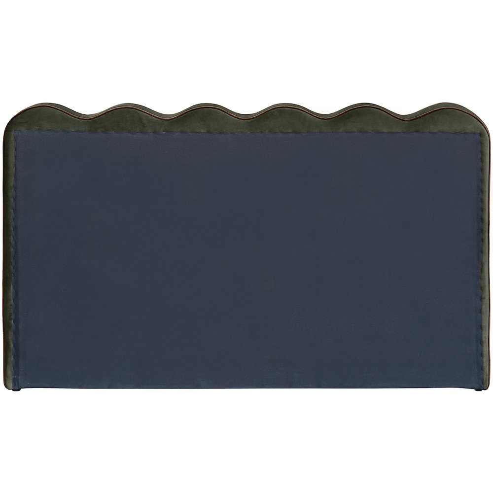 Tempo Green Velvet Upholstered Full Bed