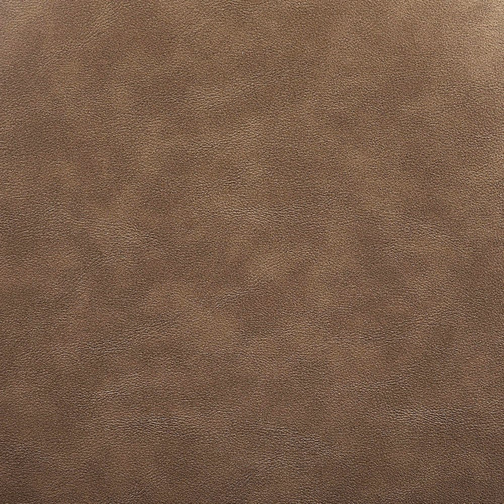 Warby Brown Vegan Leather Upholstered King Bed