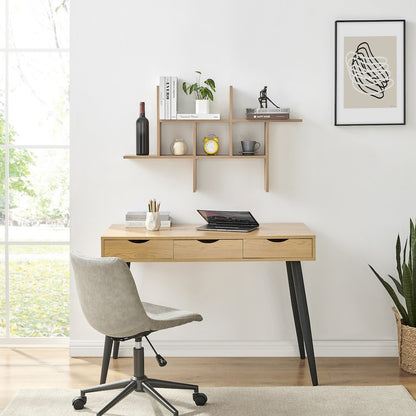 Cantilever Cubby Wall Shelf – Horizontal or Vertical - Chestnut
