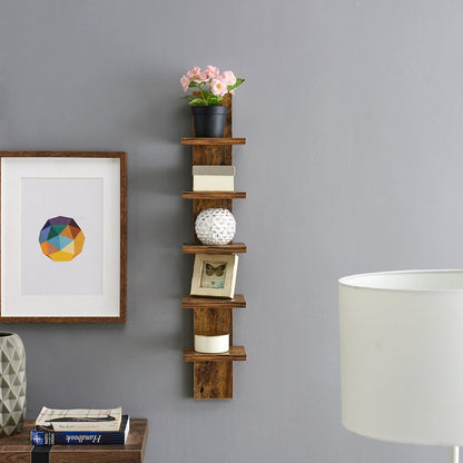 Utility Column Spine Wall Shelves - Pine