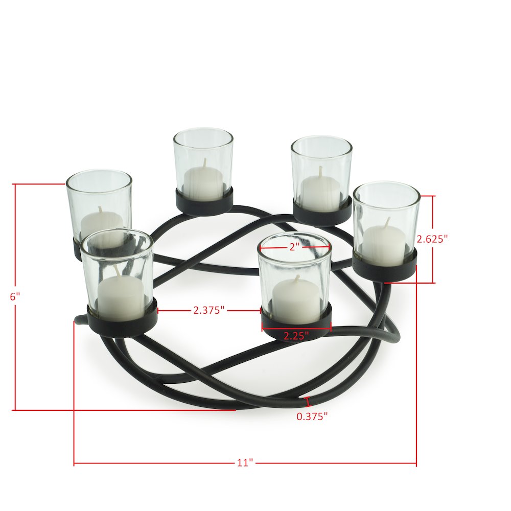 Round Waves Candleholder