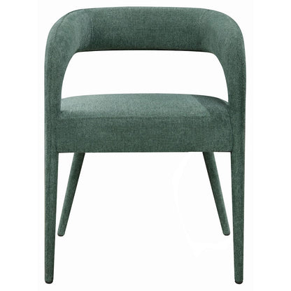 Logan 9-Piece 72" Dining Set with 8 Galway Dining Chairs in Teal Linen Fabric