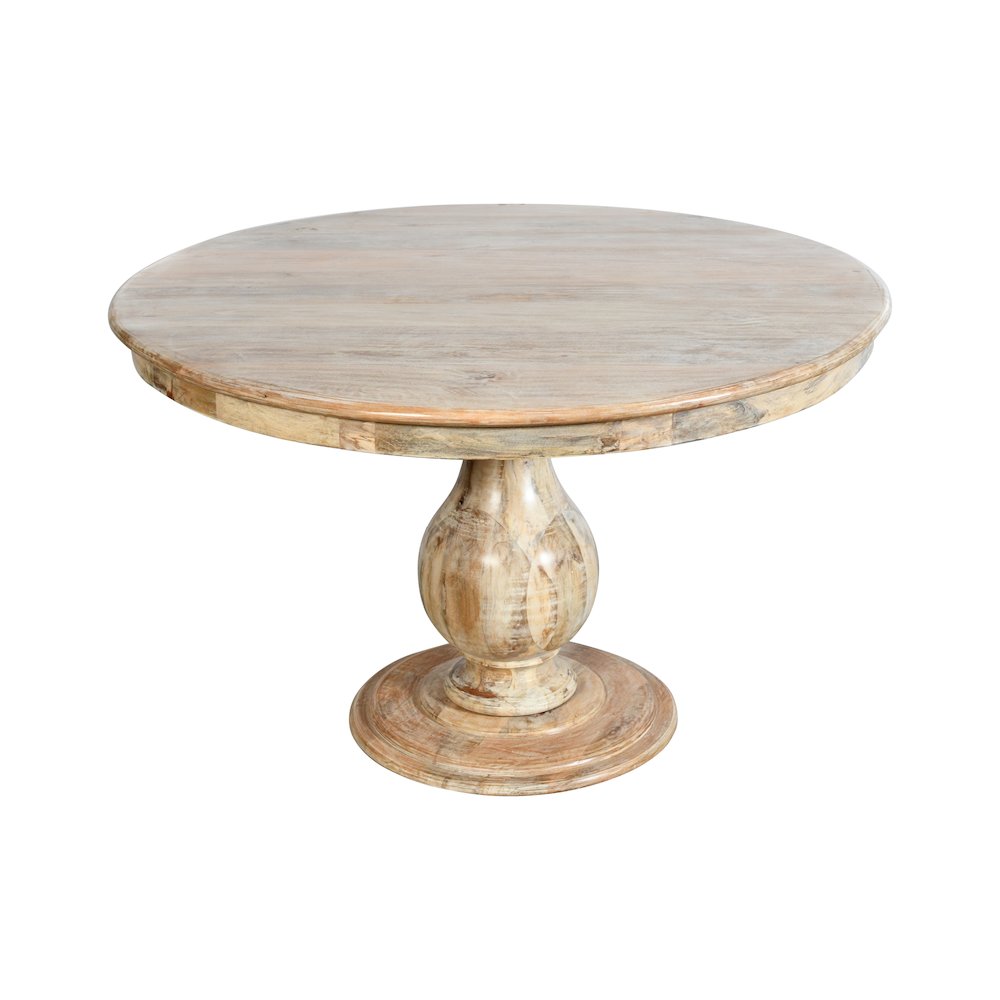 Jenna 48" Dining Table with 2 Sets of Jill Green Side Chairs