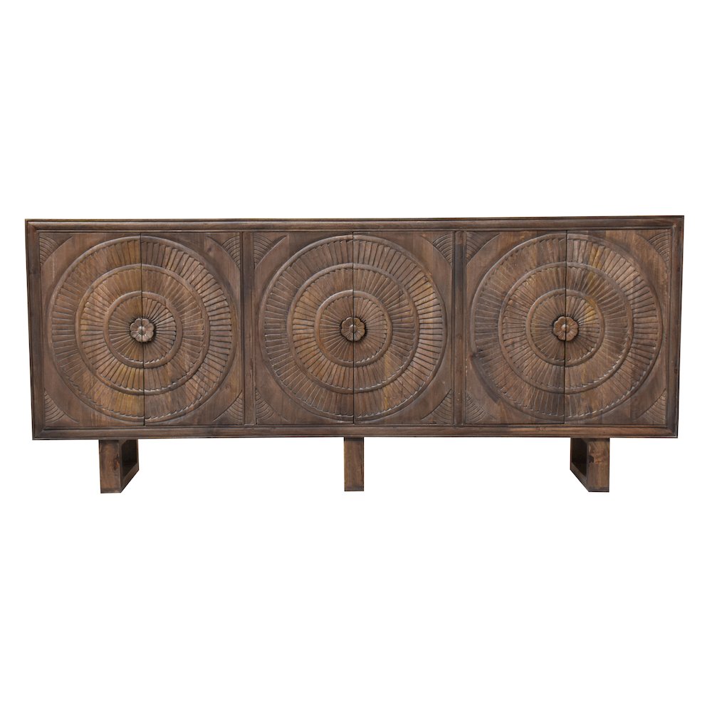 Albert Cabinet with 6 Hand Carved Doors