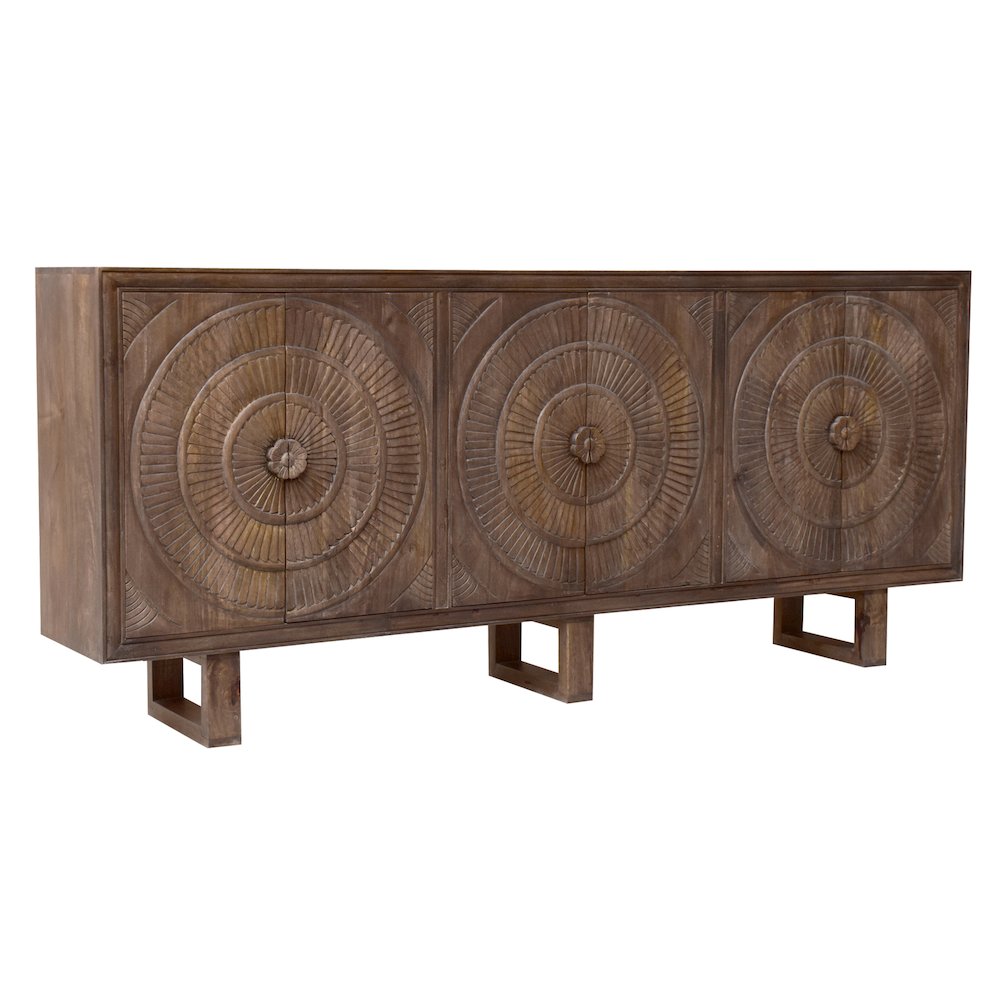 Albert Cabinet with 6 Hand Carved Doors