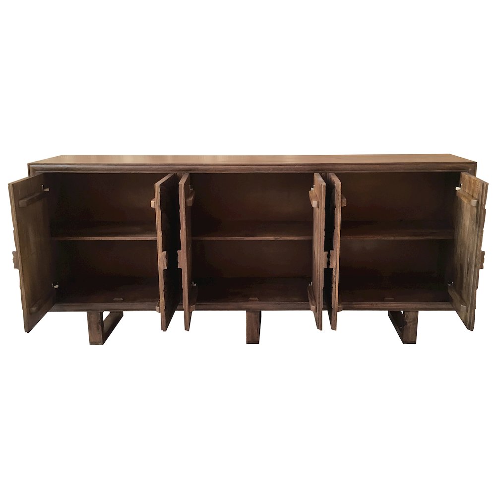 Albert Cabinet with 6 Hand Carved Doors