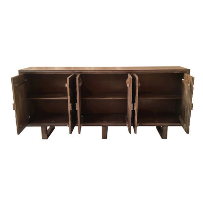 Albert Cabinet with 6 Hand Carved Doors