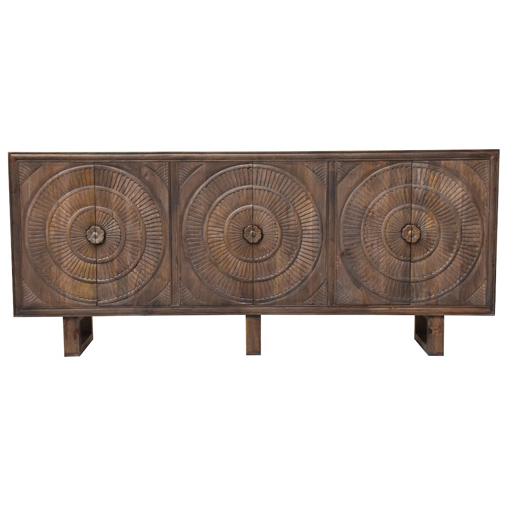 Albert Cabinet with 6 Hand Carved Doors