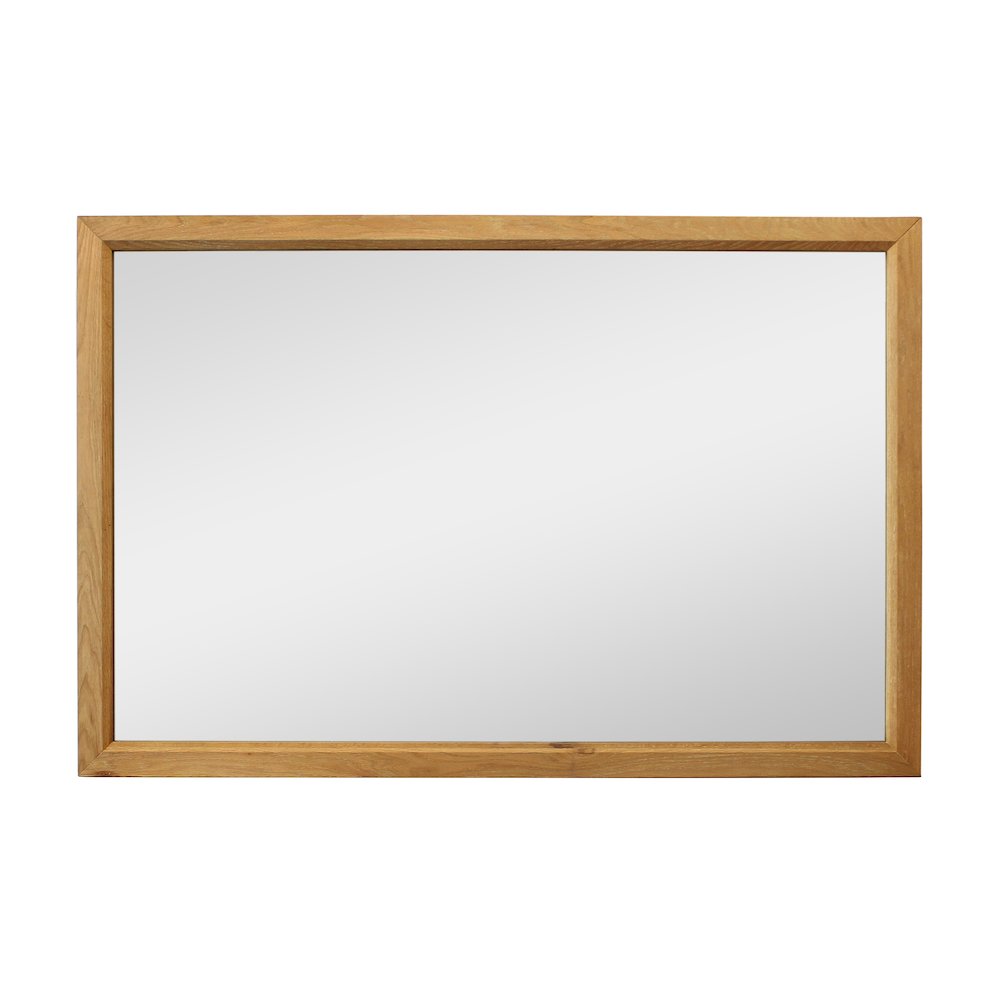 Sarasota Mirror in Natural Oak