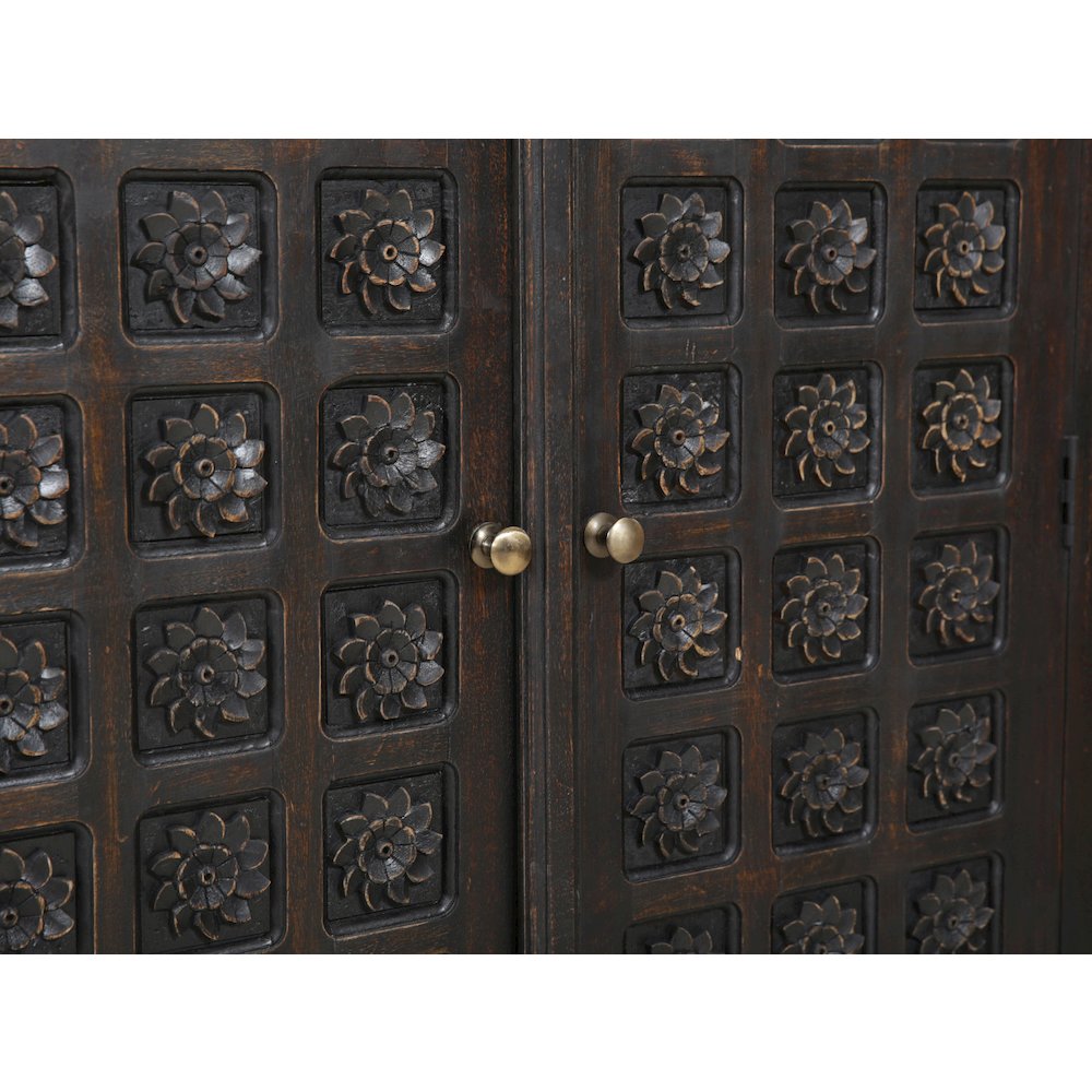 Anisa Tall Cabinet - Antique Brown