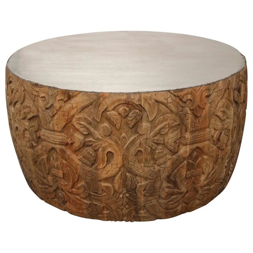 Carter Cocktail Table with Zinc Top