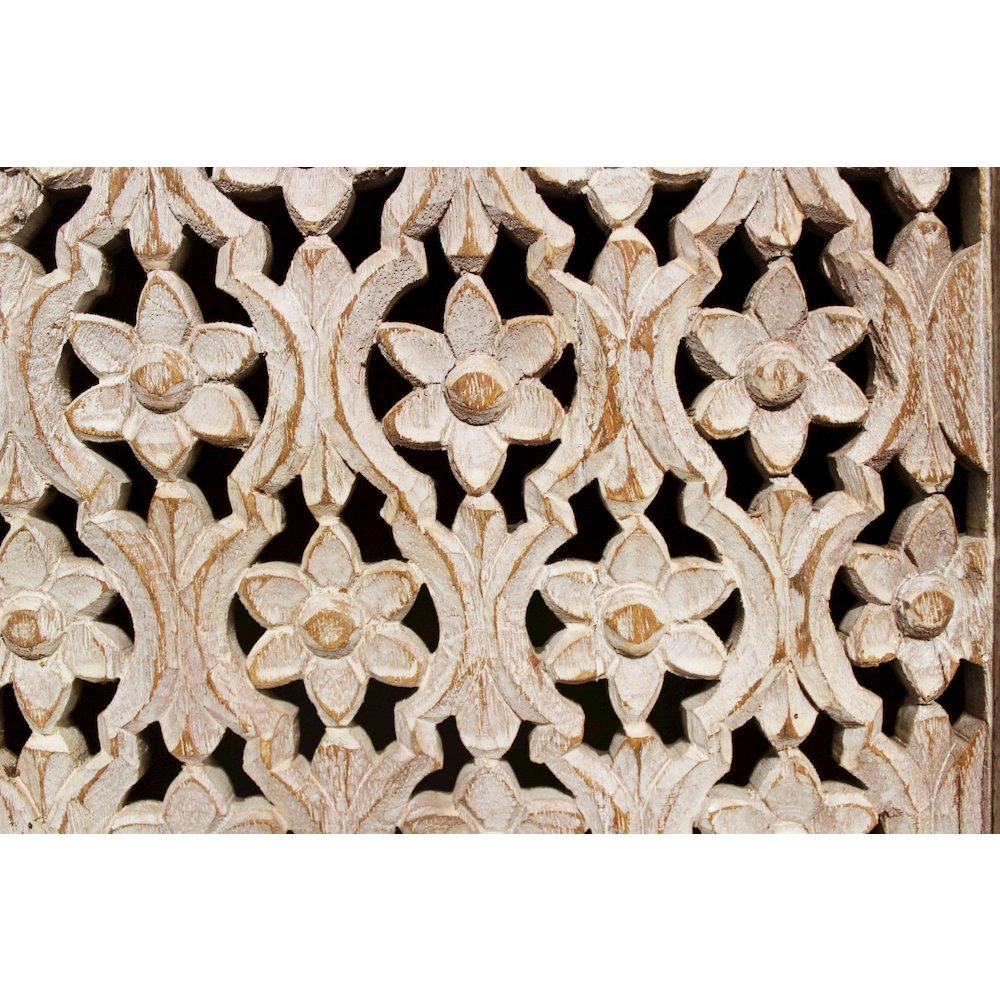 Carter Toro 4-Door Carved Sideboard in Natural