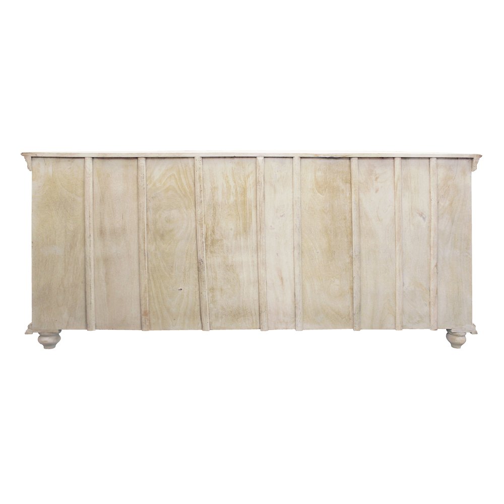 Carter Eagle 4-Door Sideboard in Distressed White
